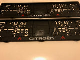 Citroen Number Plate Surround Frame Holders