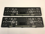 EUROPL8 Number Plate Surround Frame Holders