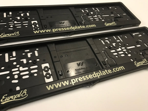 EUROPL8 Number Plate Surround Frame Holders