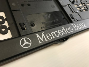 MERCEDES BENZ Number Plate Surround Frame Holders