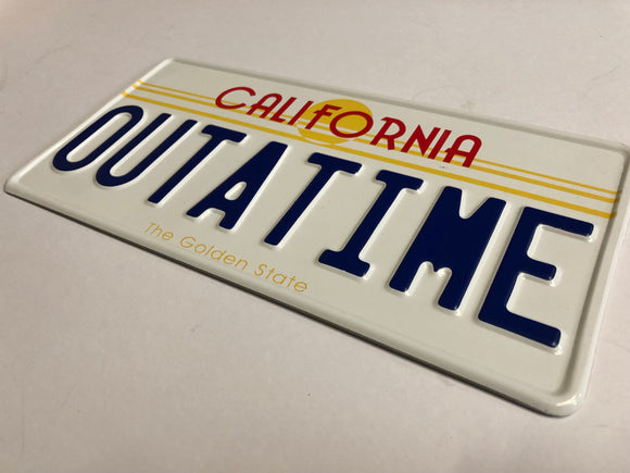 Back To The Future Movie Plate