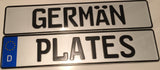 German Show Plates Standard Size PAIR