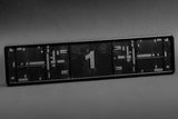 Alti Giri Premium Number Plate Surround Frames Black