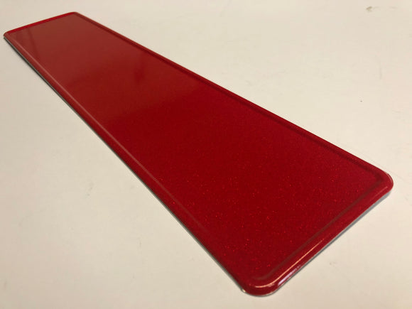 Glitter Red Coloured Show Plate SINGLE