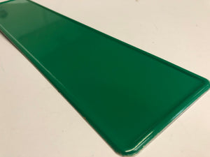 Green Coloured Show Plate SINGLE