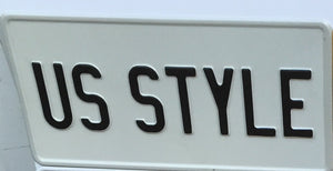 White USA Style Pressed Plate