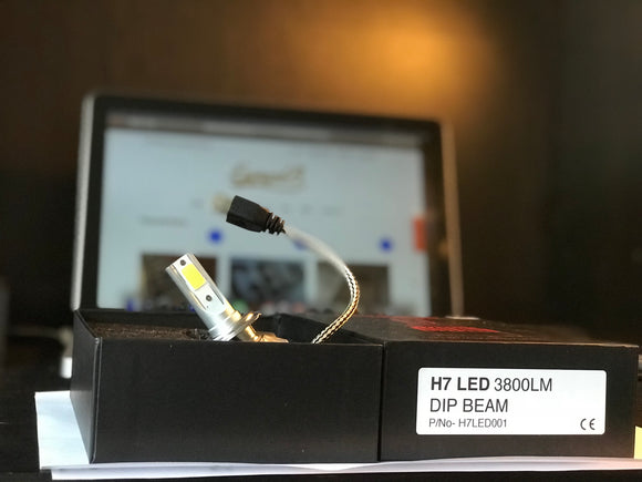 H7 LED Headlight Bulb Conversion Kit
