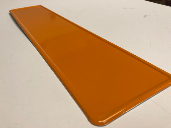 Orange Coloured Show Plate SINGLE