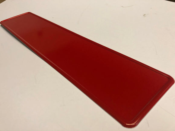 Reflective Red Coloured Show Plate SINGLE