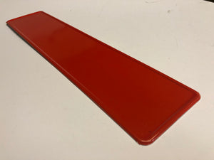 Tomato Red Coloured Show Plate SINGLE